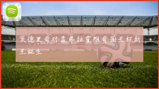 莫德里奇对轰弗拉霍维奇国王杯新王诞生